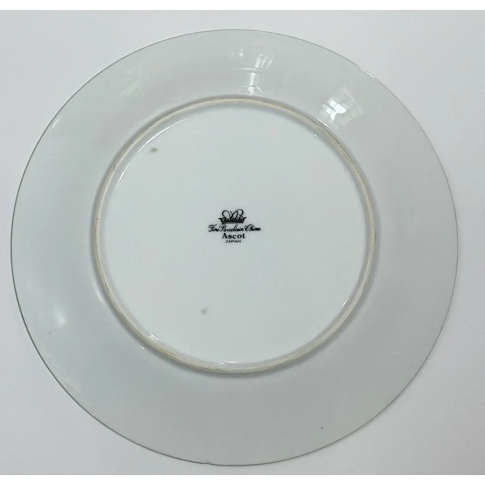 Bird Of Paradise Ascot Dinner Plate Vintage Fine Porcelain China Japan